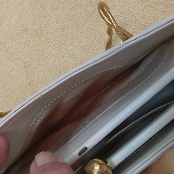 Authentic               1950s Saks Fifth Avenue clutch bag. Vintage authentic - Picture 11 of 13
